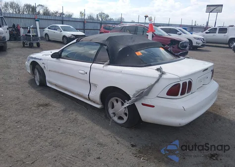 1997 Ford Mustang из США, поврежденный, VIN 1FALP4443VF134766
